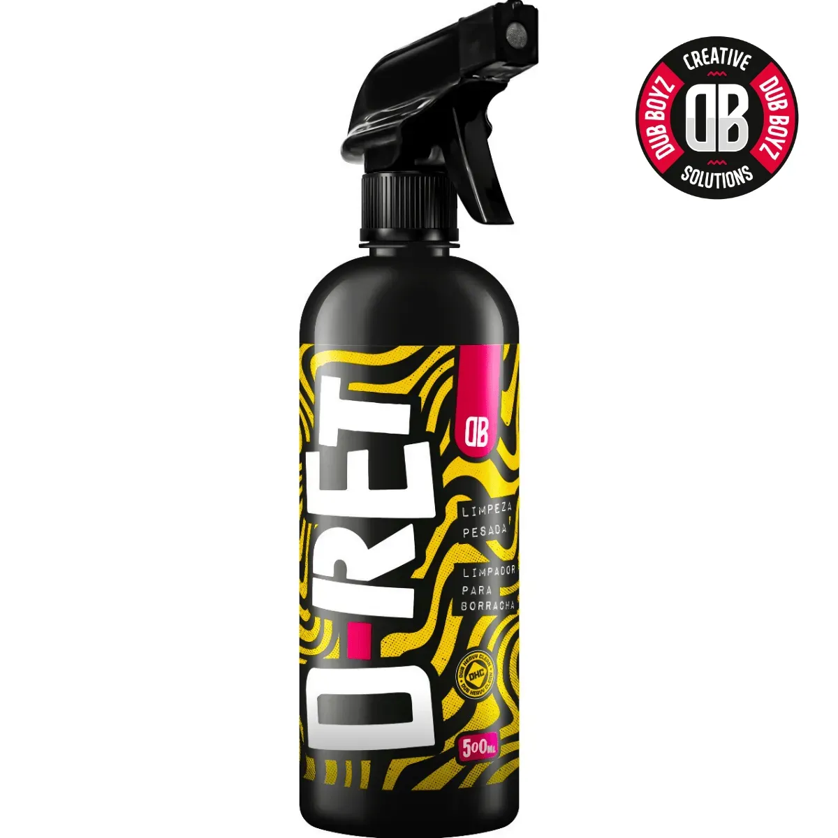 Limpador Pneu Borracha Limpeza Pesada D-Ret 500ml Dub Boyz